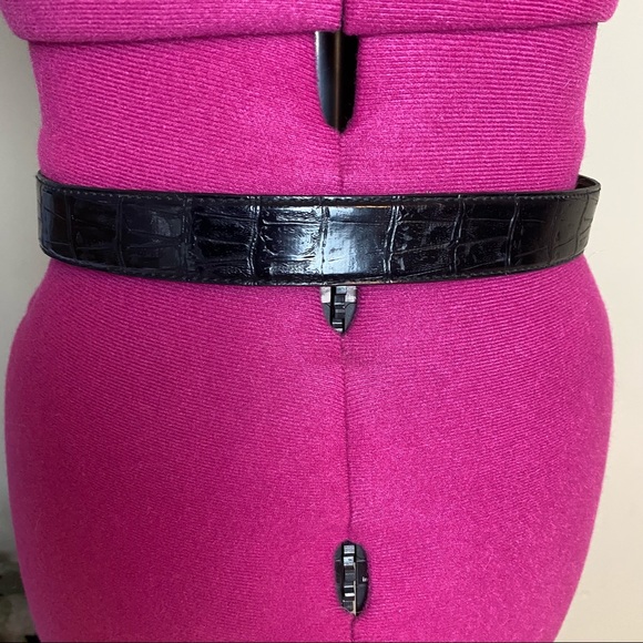 VTG Black Animal Pattern Belt - Picture 2 of 5